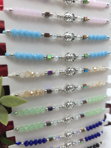 Schildkröten Armbänder bunt